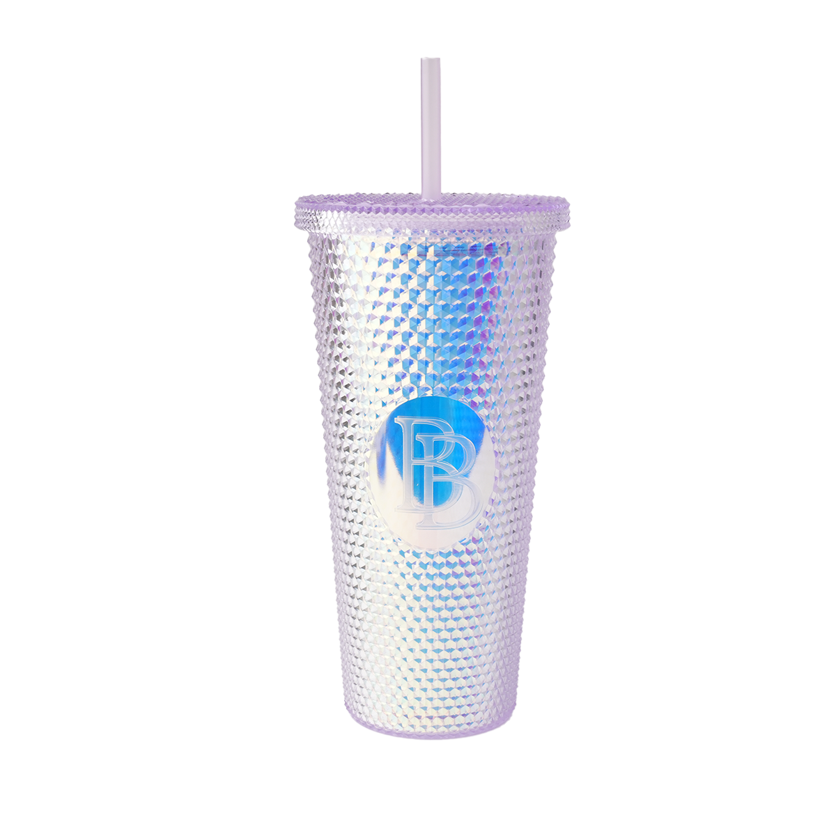 Studded Tumbler with Lid and Straw, 24oz Reusable Double Wall Matte Iced Coffee Cup Smoothie Cup Travel Mug